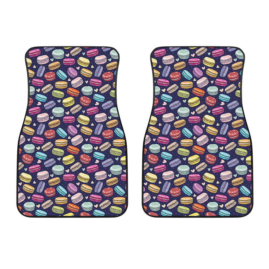 Cute Macarons Pattern Print Front Car Floor Mats