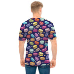 Cute Macarons Pattern Print Men's T-Shirt