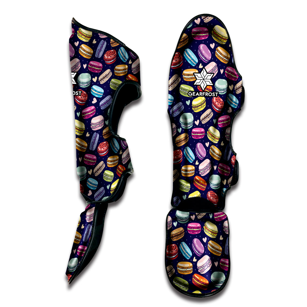 Cute Macarons Pattern Print Muay Thai Shin Guard