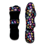 Cute Macarons Pattern Print Muay Thai Shin Guard