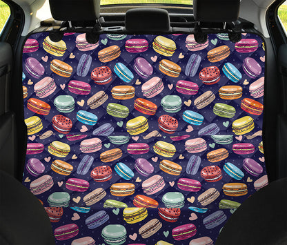 Cute Macarons Pattern Print Pet Car Back Seat Cover