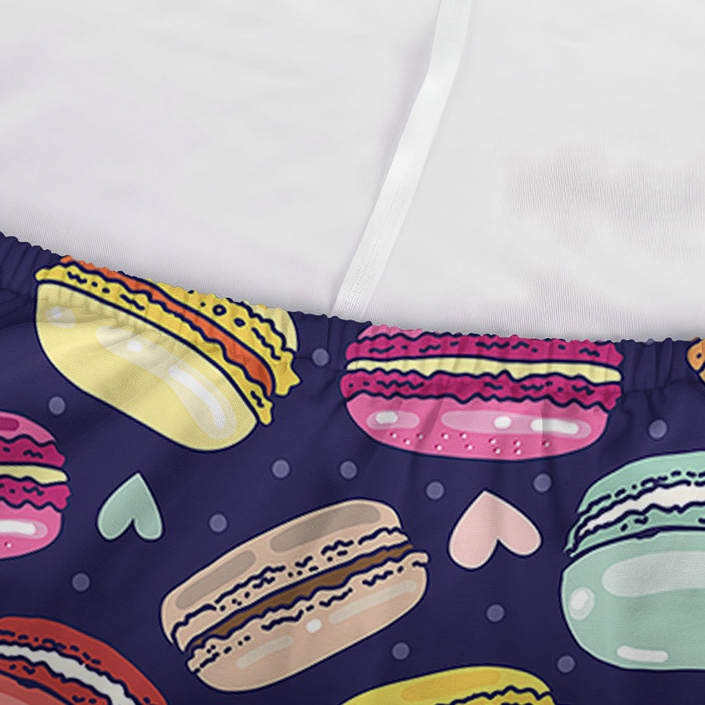 Cute Macarons Pattern Print Sofa Cover