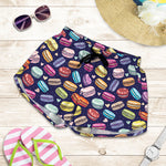 Cute Macarons Pattern Print Women's Shorts