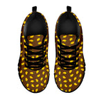 Cute Mango Pattern Print Black Sneakers