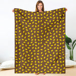 Cute Mango Pattern Print Blanket