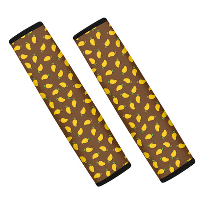 Cute Mango Pattern Print Car Seat Belt Covers