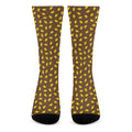 Cute Mango Pattern Print Crew Socks