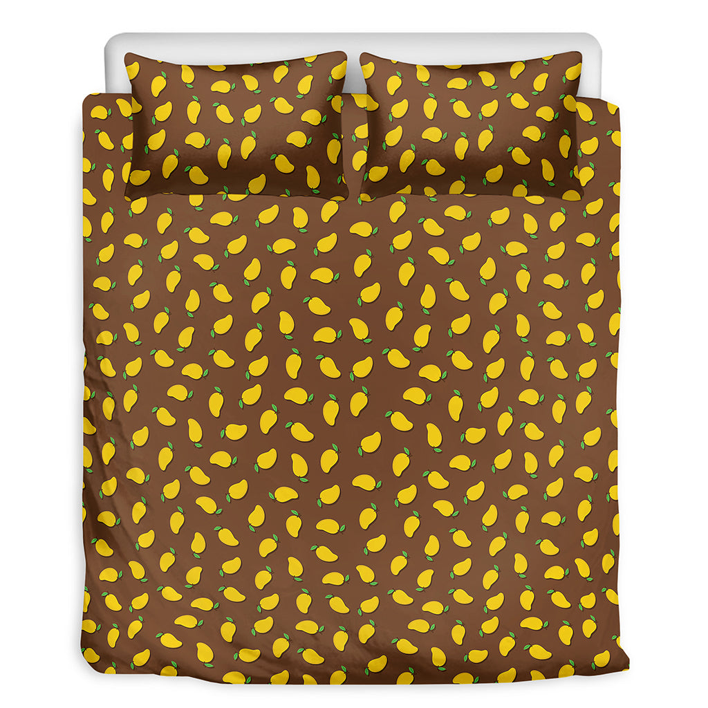 Cute Mango Pattern Print Duvet Cover Bedding Set