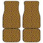 Cute Mango Pattern Print Front and Back Car Floor Mats