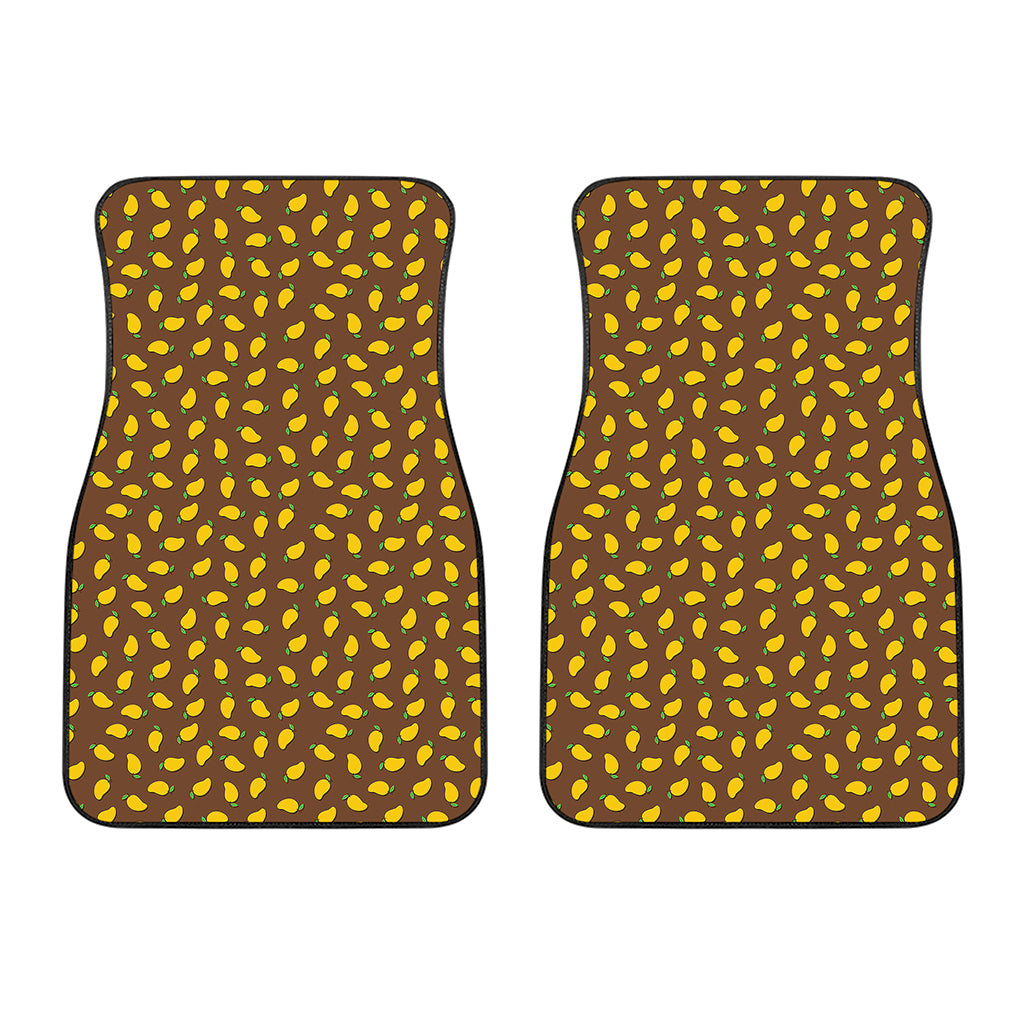 Cute Mango Pattern Print Front Car Floor Mats