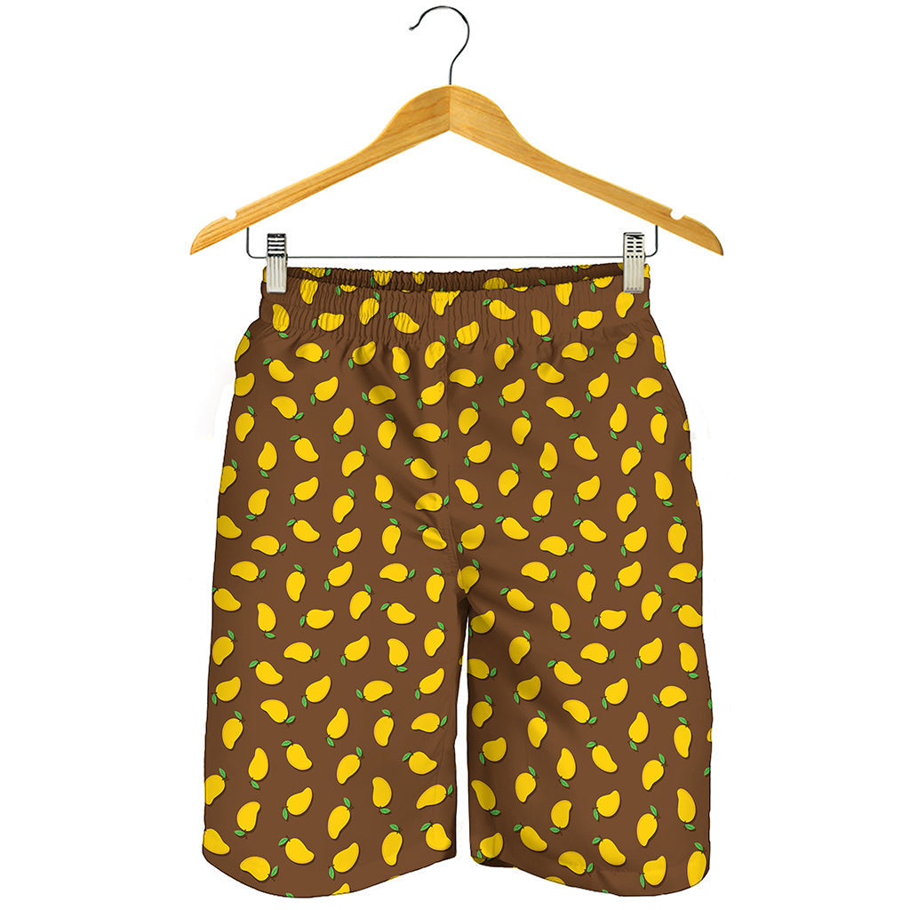 Cute Mango Pattern Print Men's Shorts
