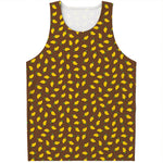 Cute Mango Pattern Print Men's Tank Top