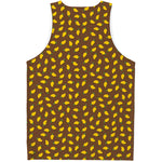 Cute Mango Pattern Print Men's Tank Top