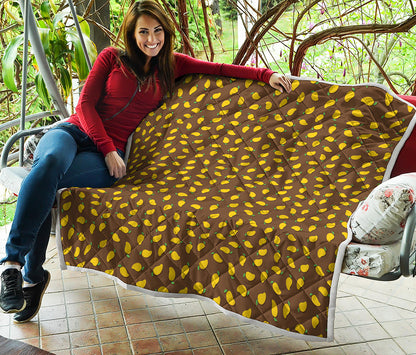 Cute Mango Pattern Print Quilt