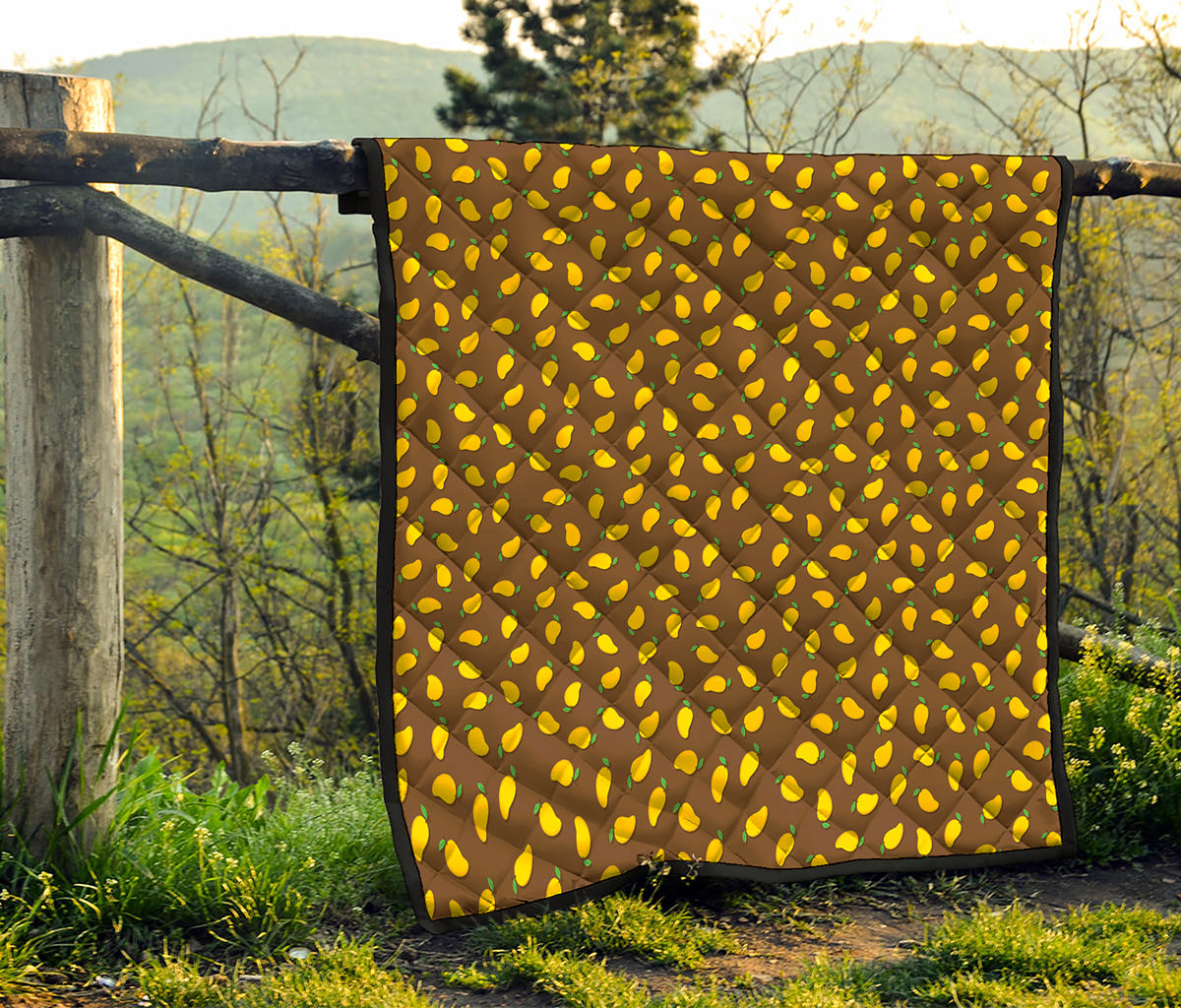 Cute Mango Pattern Print Quilt