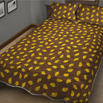 Cute Mango Pattern Print Quilt Bed Set