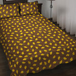 Cute Mango Pattern Print Quilt Bed Set