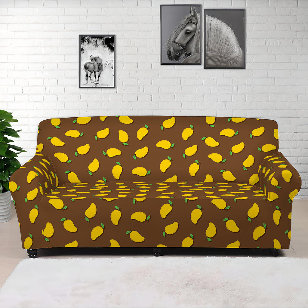 Cute Mango Pattern Print Sofa Cover