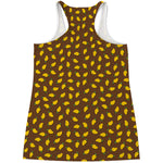 Cute Mango Pattern Print Women's Racerback Tank Top