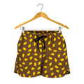 Cute Mango Pattern Print Women's Shorts
