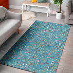 Cute Medical Pattern Print Area Rug