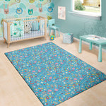 Cute Medical Pattern Print Area Rug
