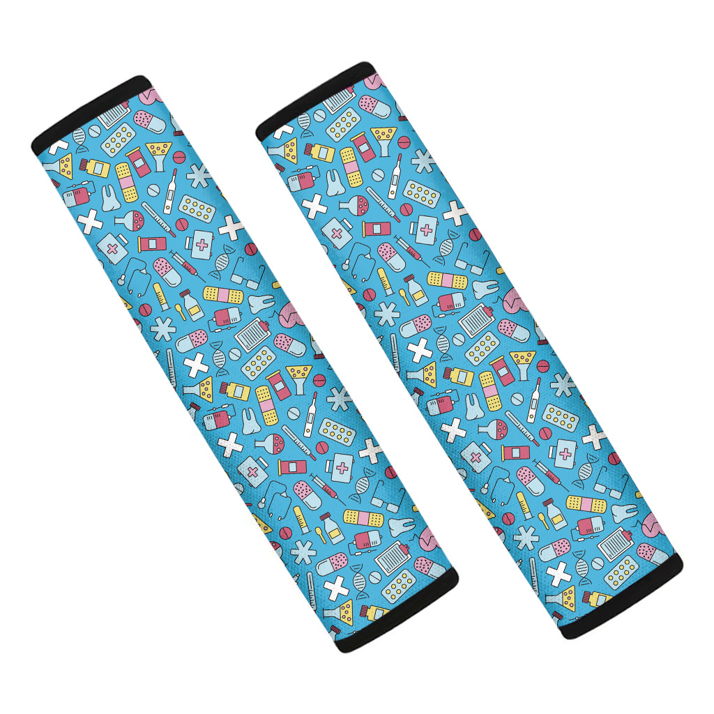 Cute Medical Pattern Print Car Seat Belt Covers