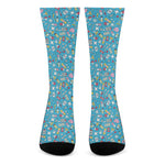 Cute Medical Pattern Print Crew Socks