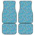 Cute Medical Pattern Print Front and Back Car Floor Mats