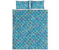 Cute Medical Pattern Print Quilt Bed Set