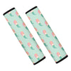 Cute Mermaid Pattern Print Car Seat Belt Covers