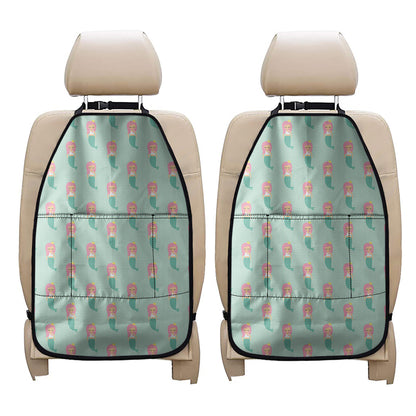 Cute Mermaid Pattern Print Car Seat Organizers