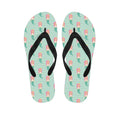Cute Mermaid Pattern Print Flip Flops