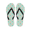 Cute Mermaid Pattern Print Flip Flops