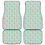 Cute Mermaid Pattern Print Front and Back Car Floor Mats