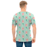 Cute Mermaid Pattern Print Men's T-Shirt