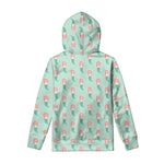 Cute Mermaid Pattern Print Pullover Hoodie