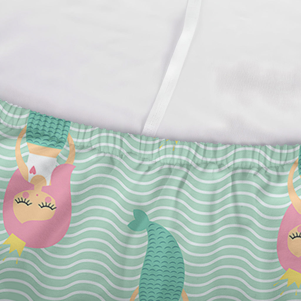 Cute Mermaid Pattern Print Sofa Cover
