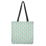 Cute Mermaid Pattern Print Tote Bag