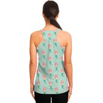 Cute Mermaid Pattern Print Women's Racerback Tank Top