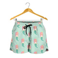 Cute Mermaid Pattern Print Women's Shorts