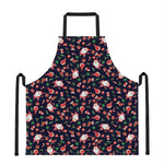 Cute Merry Christmas Pattern Print Apron