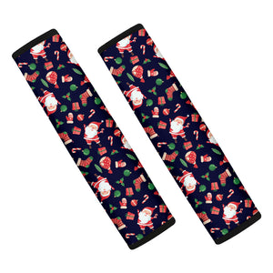 Cute Merry Christmas Pattern Print Car Seat Belt Covers