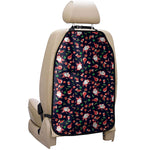 Cute Merry Christmas Pattern Print Car Seat Organizers