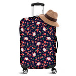 Cute Merry Christmas Pattern Print Luggage Cover
