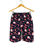 Cute Merry Christmas Pattern Print Men's Shorts