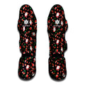 Cute Merry Christmas Pattern Print Muay Thai Shin Guards