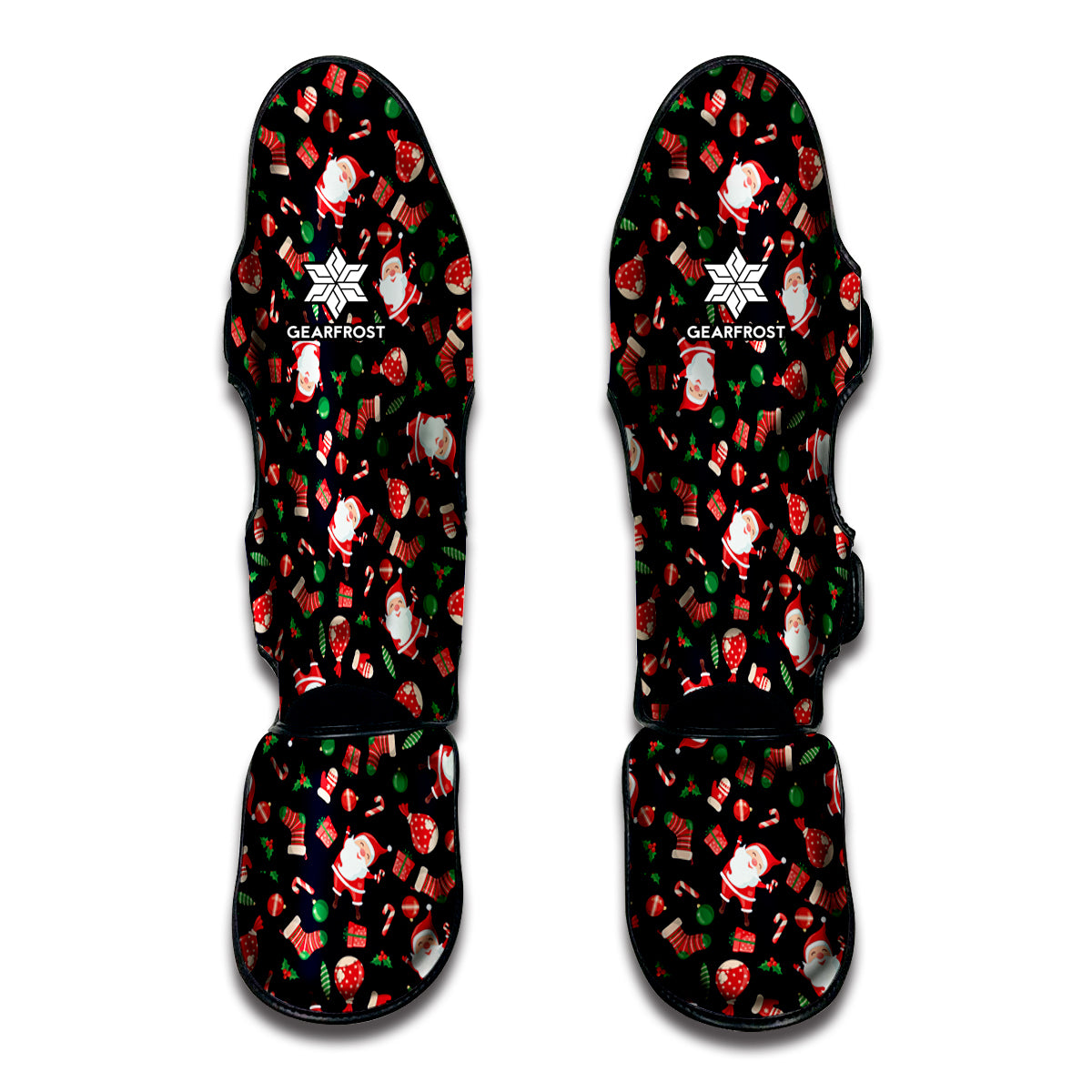 Cute Merry Christmas Pattern Print Muay Thai Shin Guard