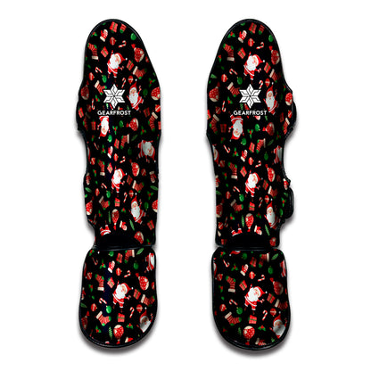 Cute Merry Christmas Pattern Print Muay Thai Shin Guard