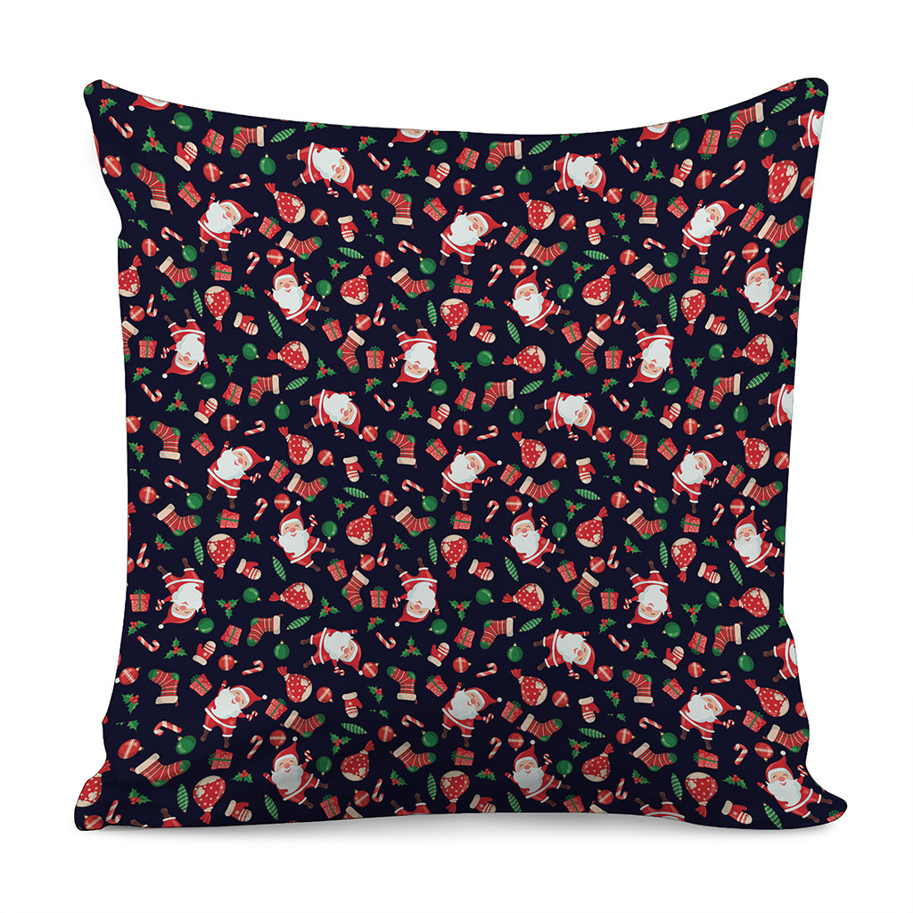 Cute Merry Christmas Pattern Print Pillow Cover